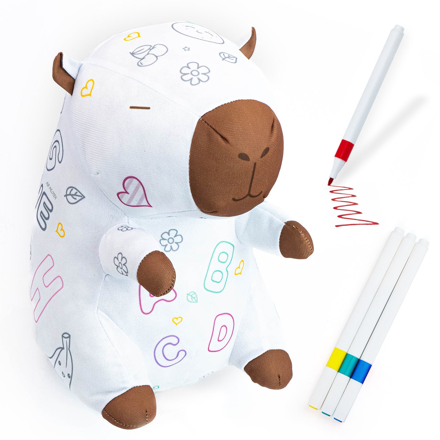 Capybara Color and Wash Plush Toy