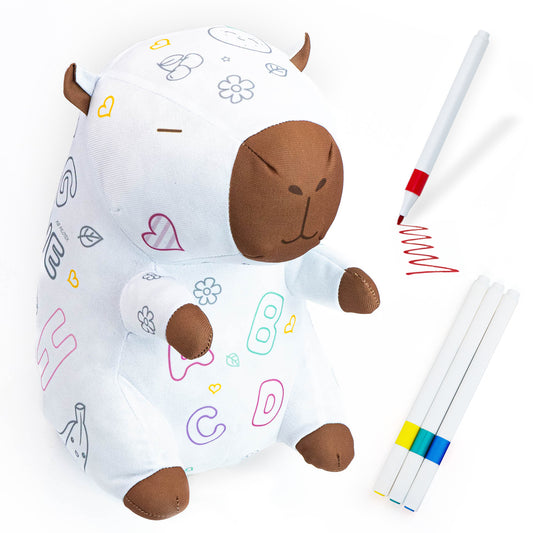 Capybara Color and Wash Plush Toy