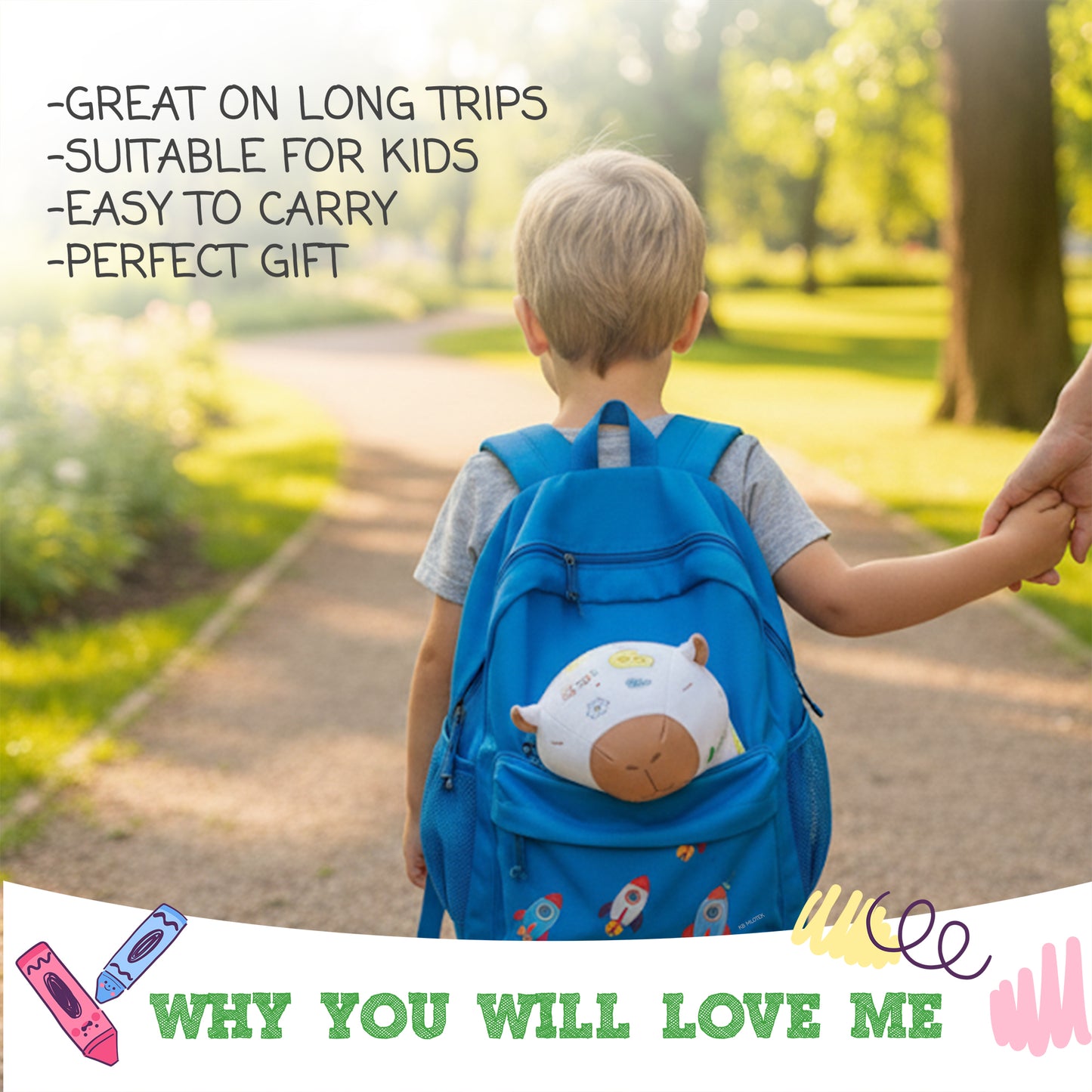 Capybara Color and Wash Plush Toy