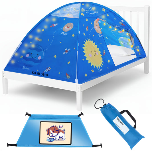 Outer Space Full Bed Tent for Kids - Educational Indoor Fort - Magical Dream Tents